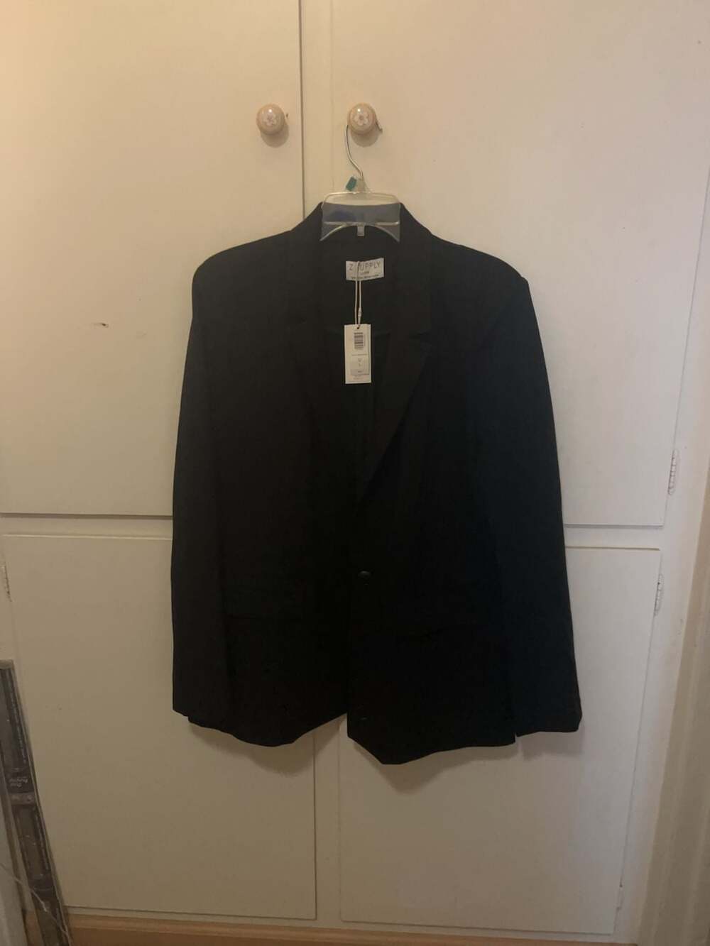 Z Supply Do It All Relaxed Blazer Black Size Large